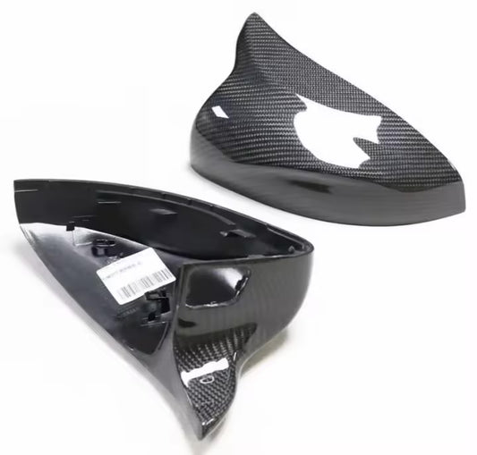 Audi A3 And S3 Horn Style Carbon Fibre Mirror Caps