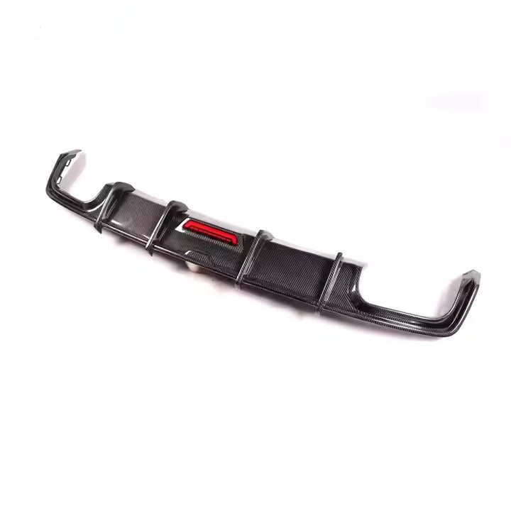 Rear Carbon Fibre Rear Diffuser for Audi A6 C8 18-21