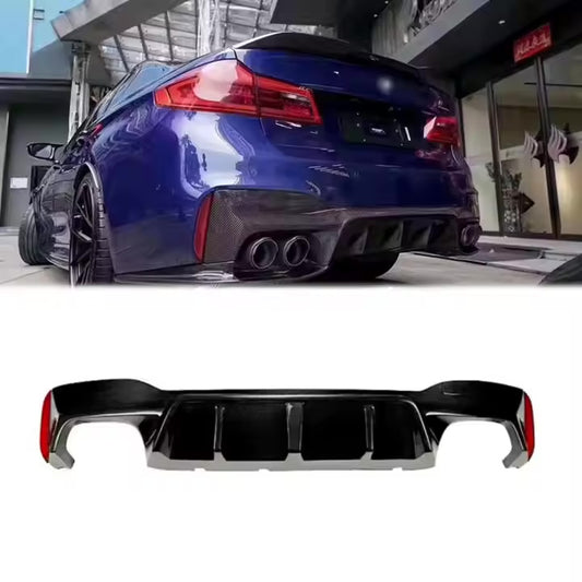 BMW 5 Series G30 Rear Diffuser Carbon Fiber