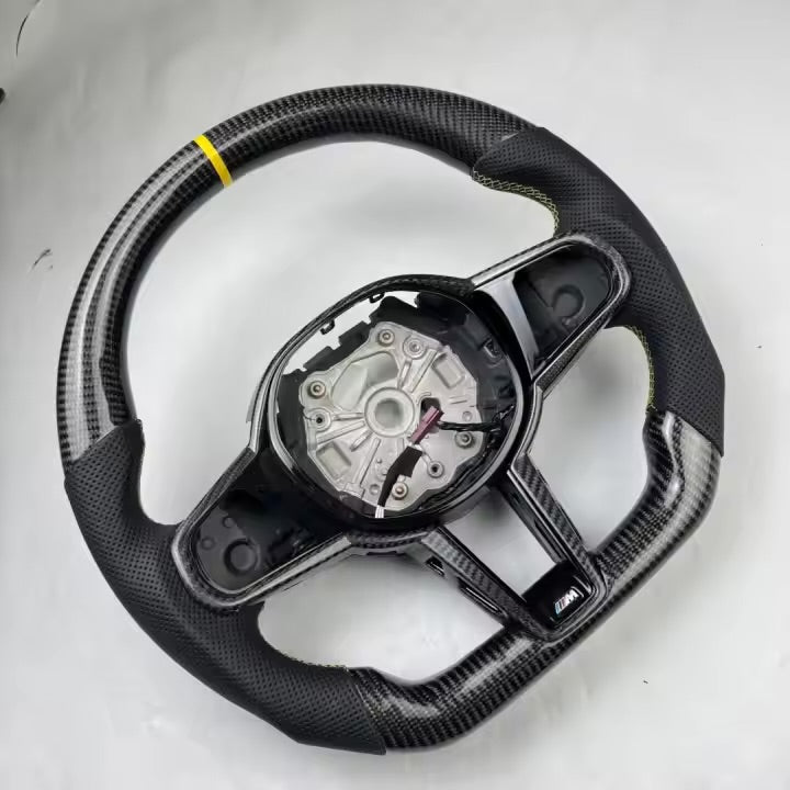 BMW G20 G80 G22 G82 G30 G31 G32 G11 G12 Custom Carbon Fibre Steering Wheel